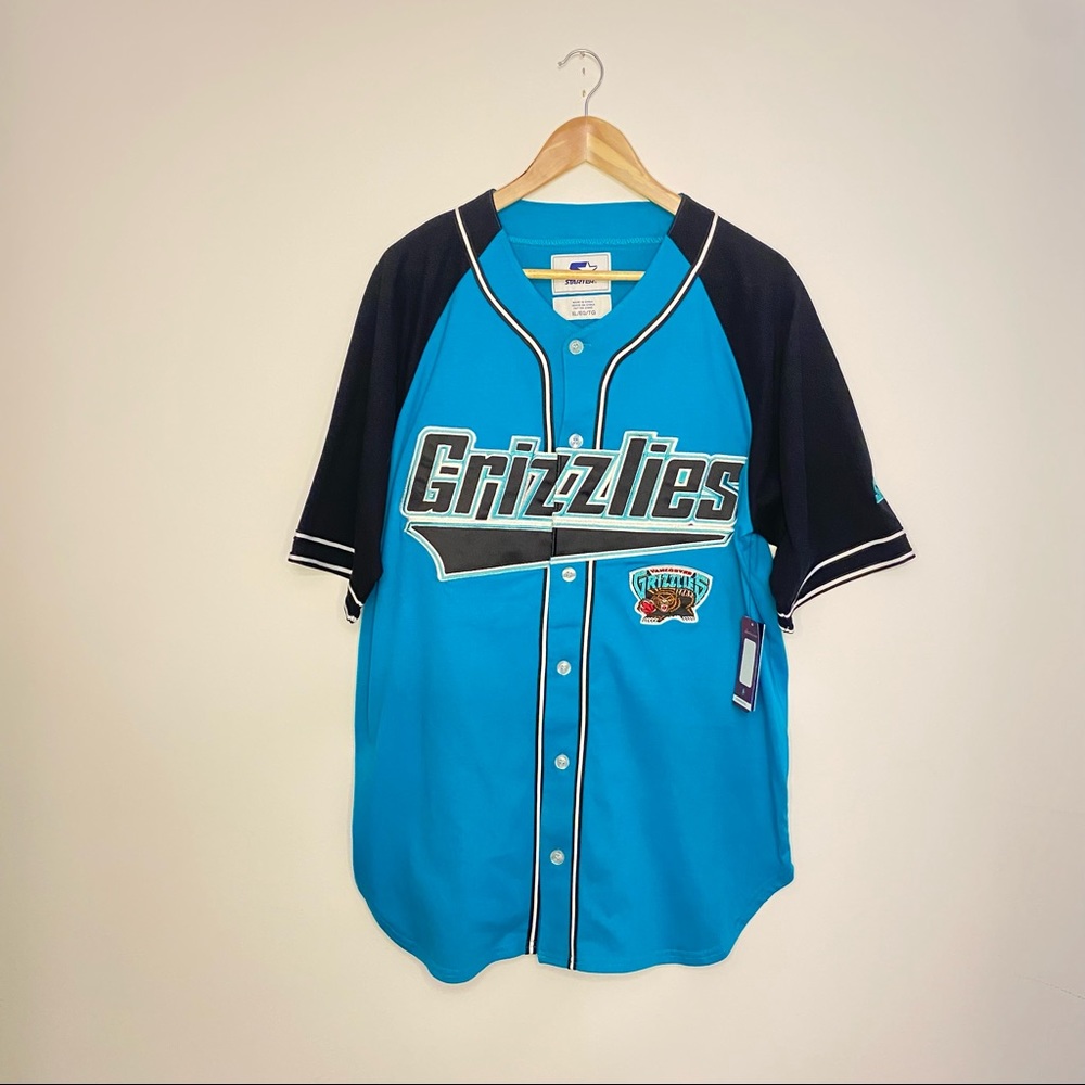 NWT Retro Style Vancouver Grizzlies Baseball Jersey